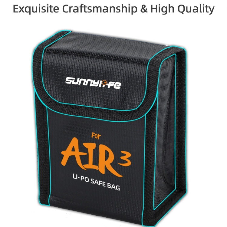 Sunnylife Battery Explosion-proof Safe Bag Protective Li-Po Safe Bag, For DJI Air 3 For 1pc Battery, For DJI Air 3 For 2pcs Batteries, For DJI Air 3 For 3pcs Batteries Sunnylife Battery Explosion-proof Safe Bag Protective Li-Po Safe Bag, For DJI Air 3 For 1pc Battery, For DJI Air 3 For 2pcs Batteries, For DJI Air 3 For 3pcs Batteries